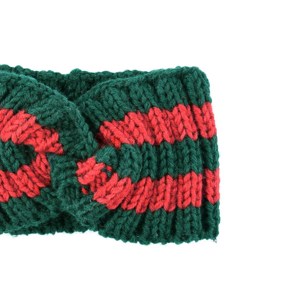 Christmas braided headband