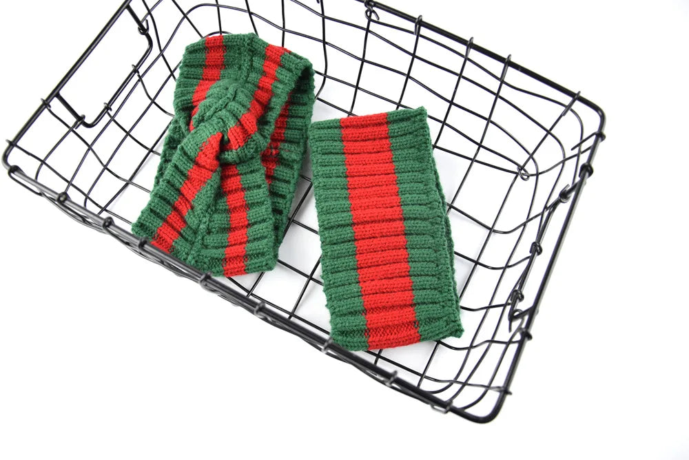 Christmas braided headband