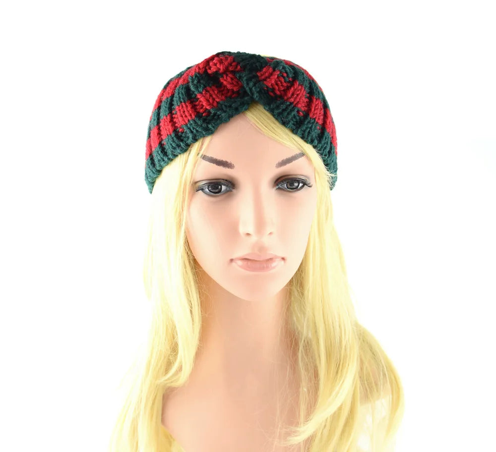 Christmas braided headband
