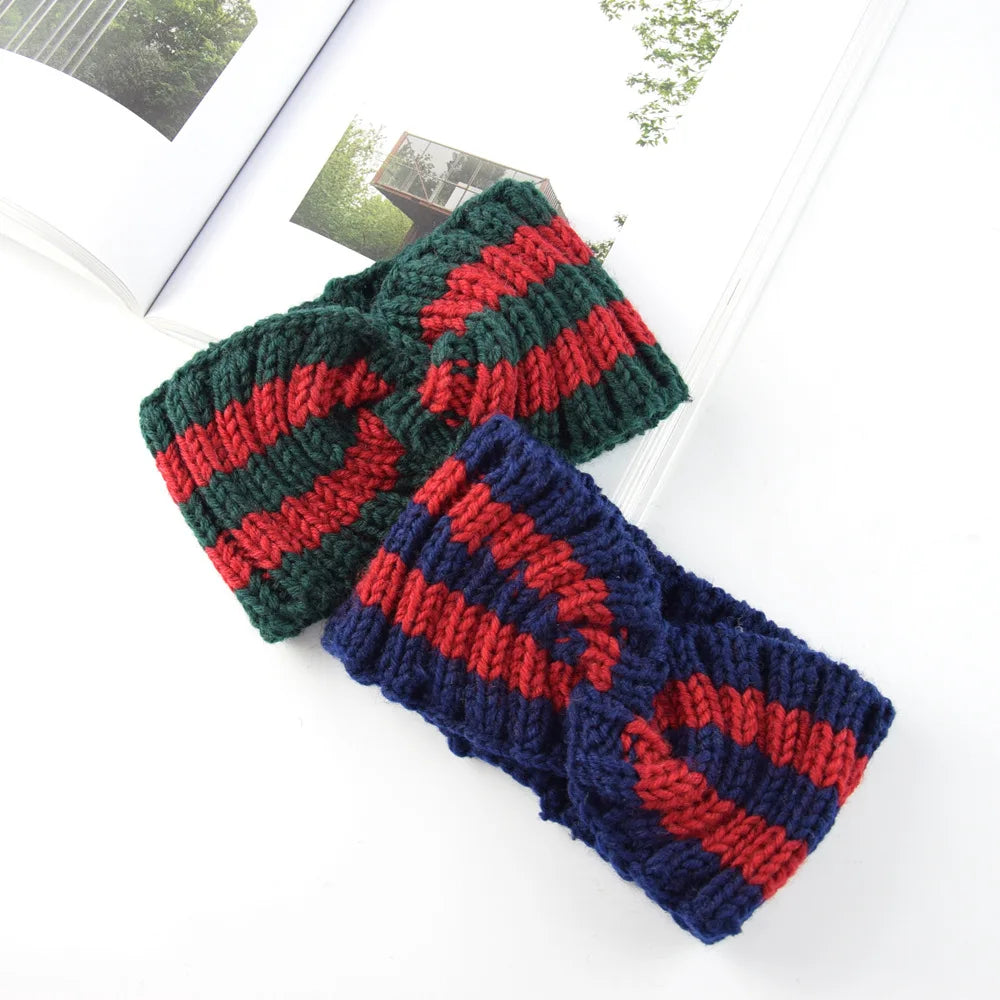 Christmas braided headband
