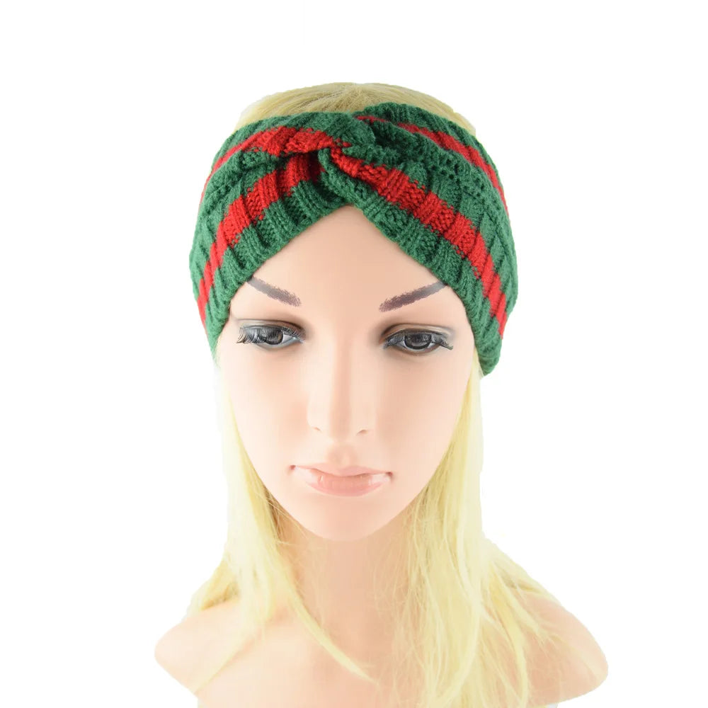 Christmas braided headband