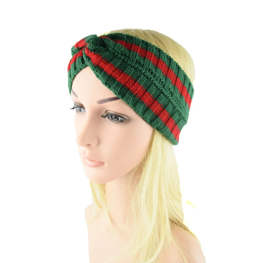 Christmas braided headband