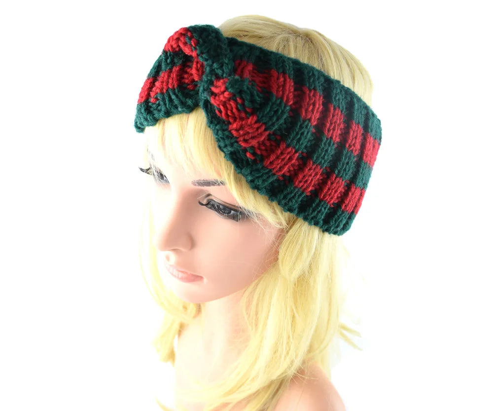 Christmas braided headband