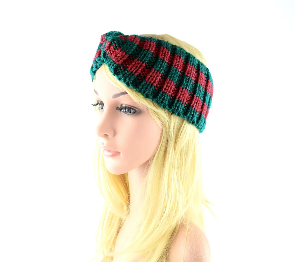 Christmas braided headband