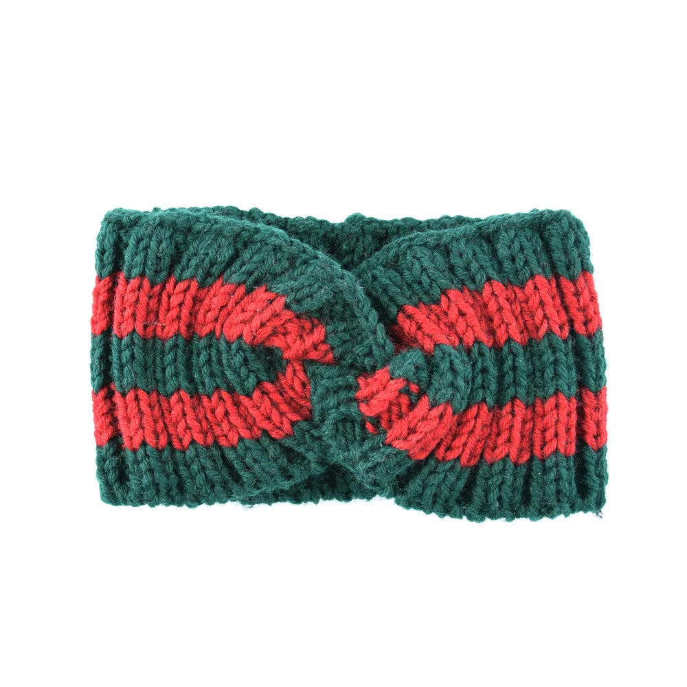 Christmas braided headband