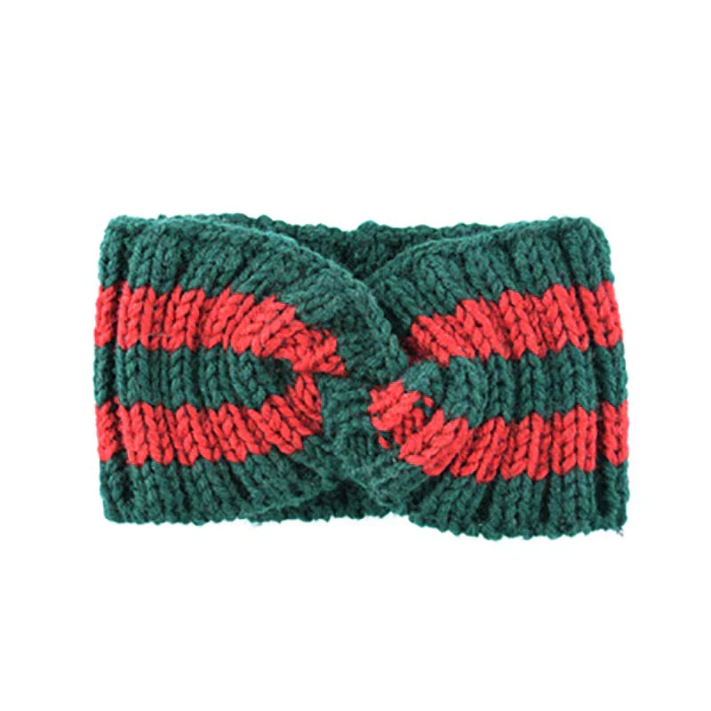 Christmas braided headband