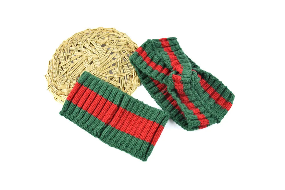 Christmas braided headband