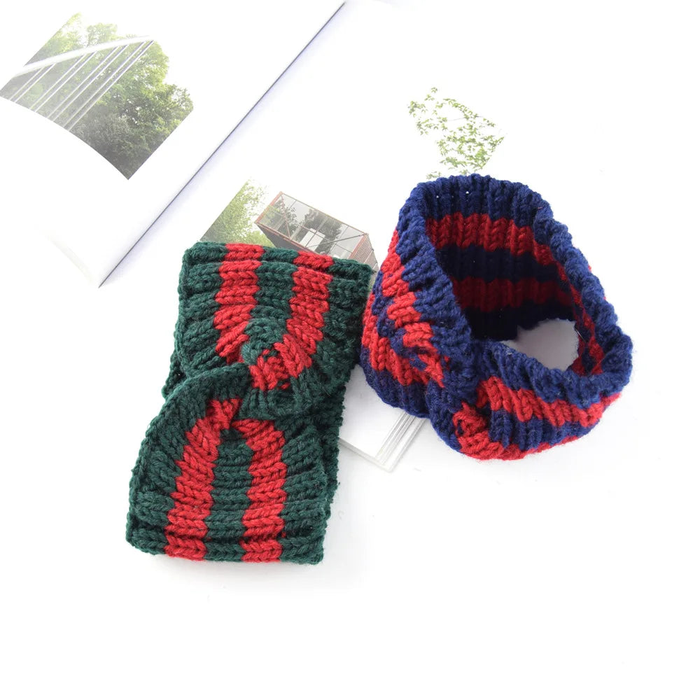 Christmas braided headband