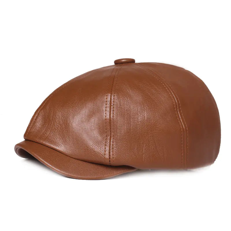 Octagon Leatherette Cap