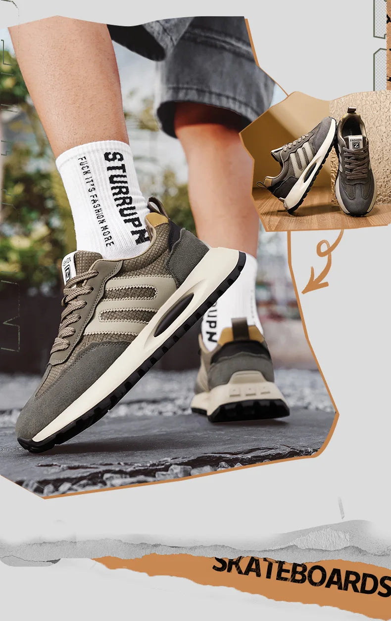 Walking Shoes for Men – 2025 Lightweight & Comfortable Outdoor Trainers, Student Style