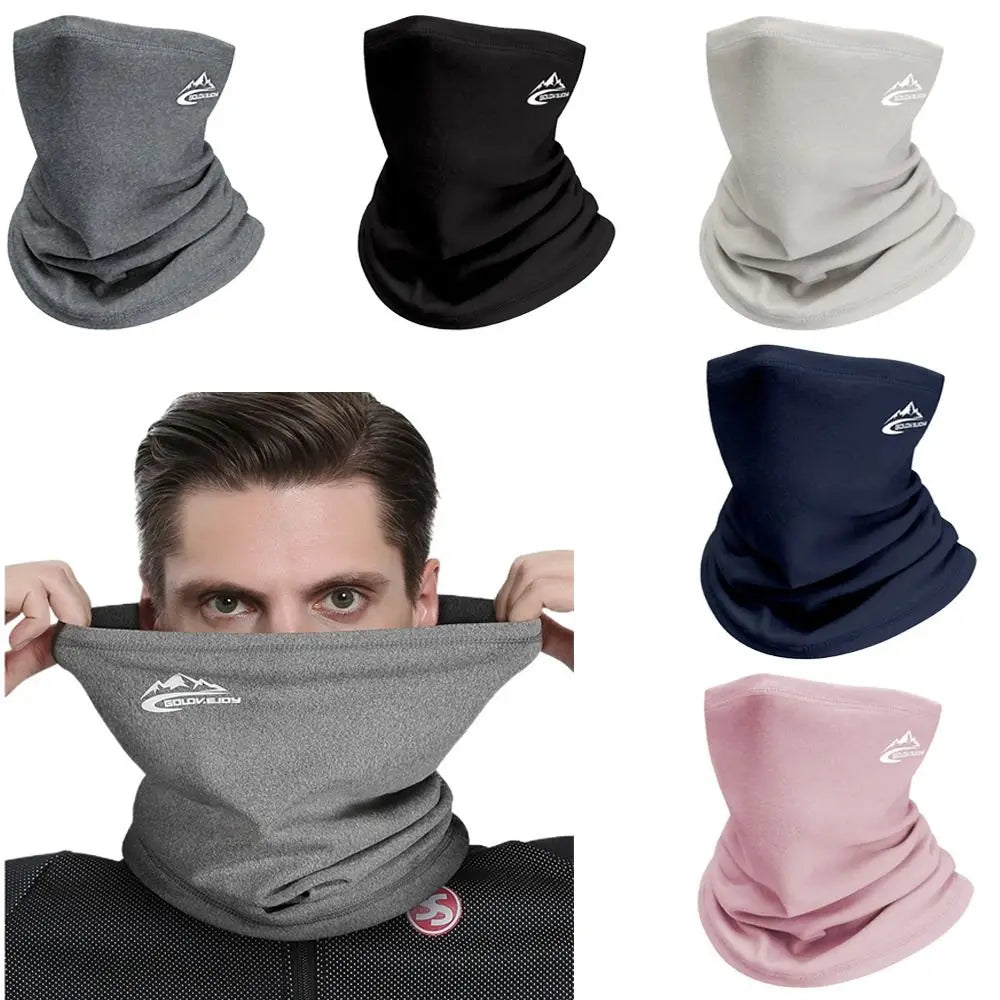 Windproof Neck Warmer – Velvet Thermal Headgear for Men & Women, Ideal for Winter Sports