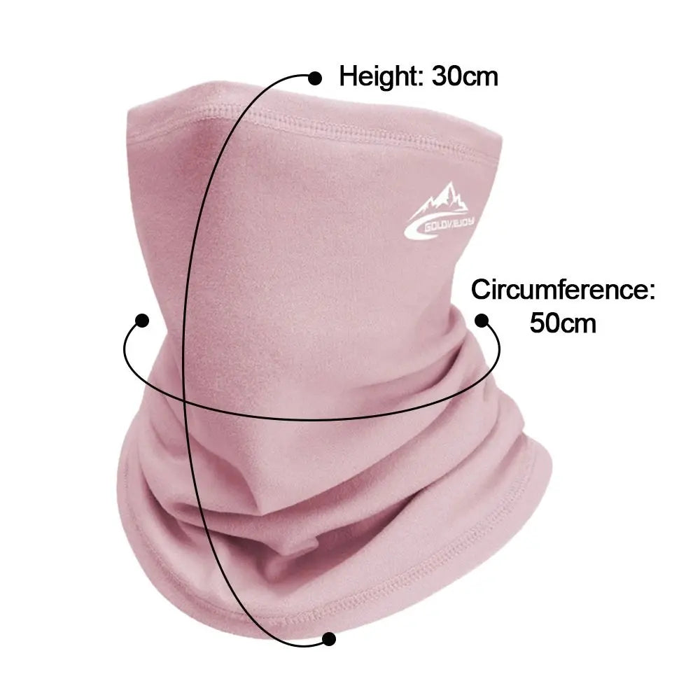 Windproof Neck Warmer – Velvet Thermal Headgear for Men & Women, Ideal for Winter Sports