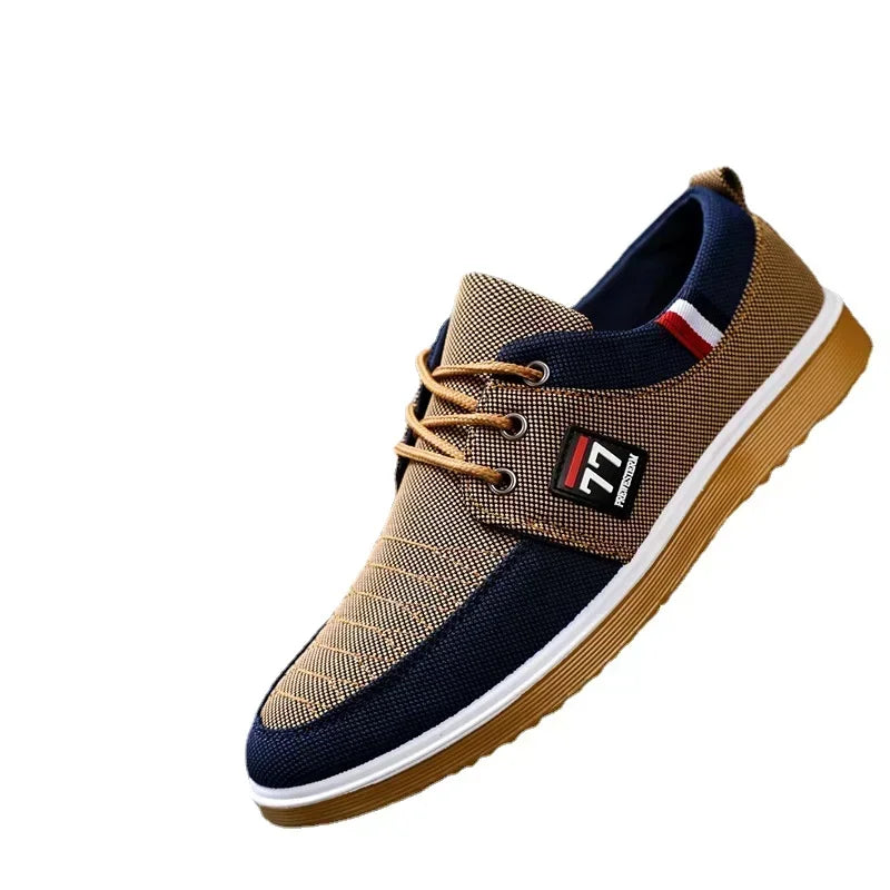 Canvas Shoes for Men – 2024 Breathable Sneakers with Vulcanized Sole, Tenis Masculino Style