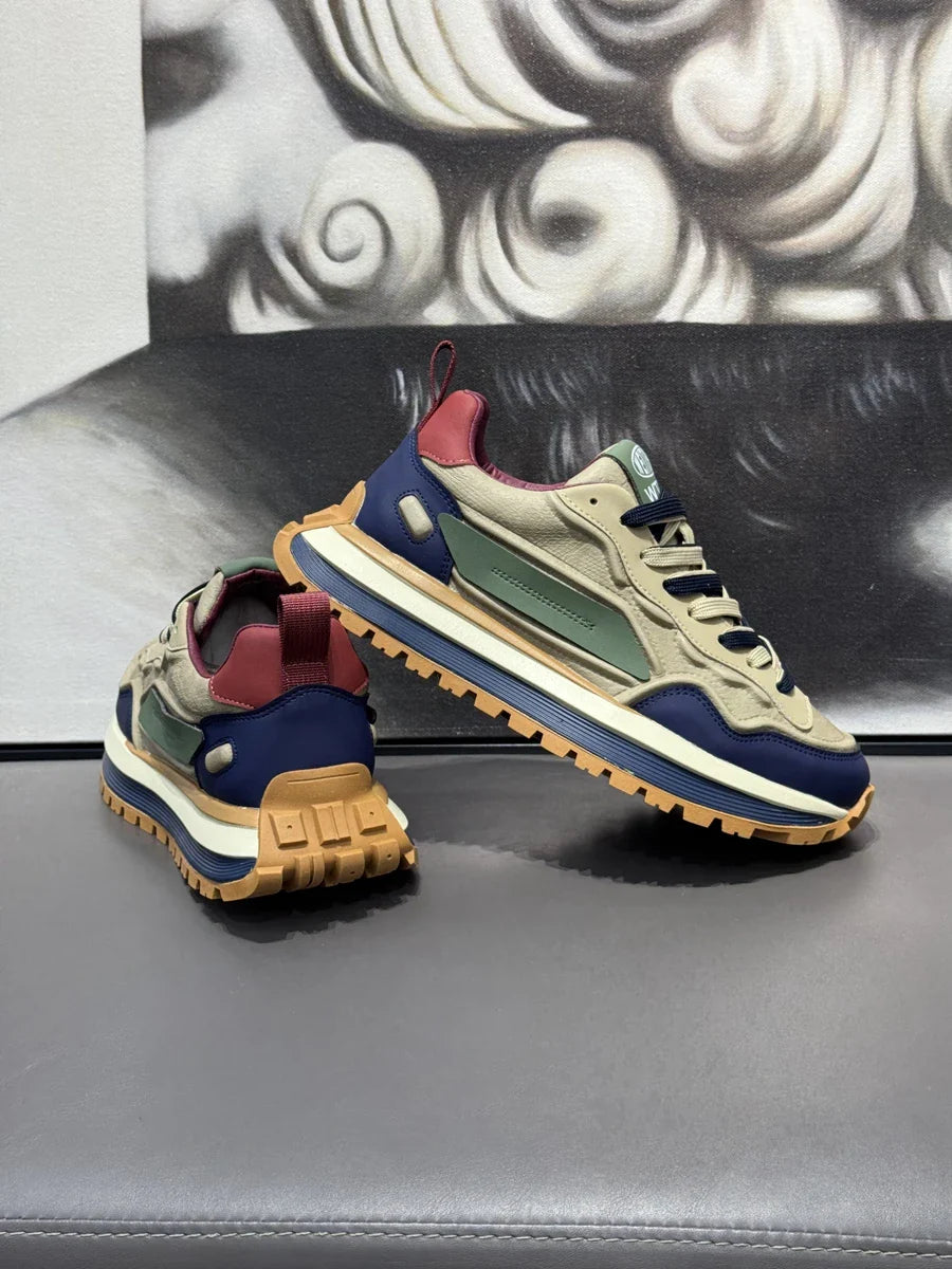 mens platform sports sneakers