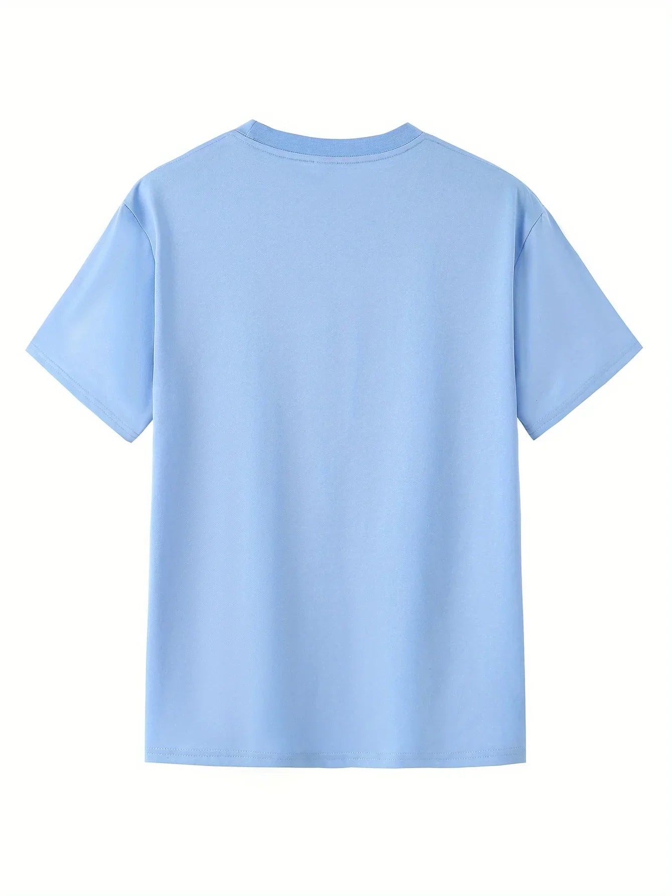 Round Neck Summer men 100% pure cotton casual loose plus size