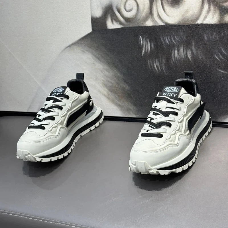 mens platform sports sneakers