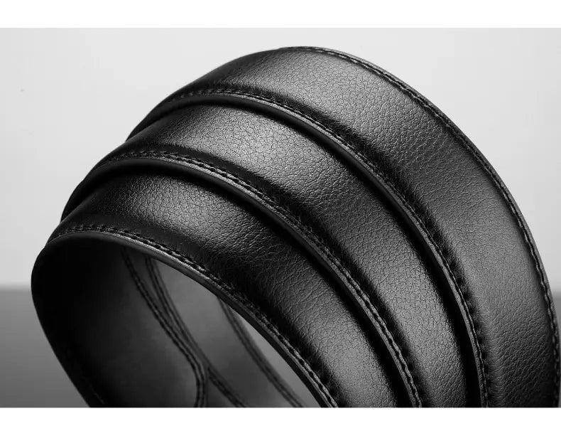 Fashion Business Belt for Men – Luxury PU Leather with Auto Buckle