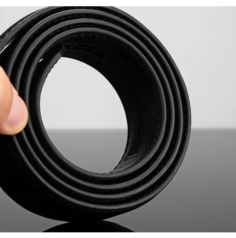 Fashion Business Belt for Men – Luxury PU Leather with Auto Buckle