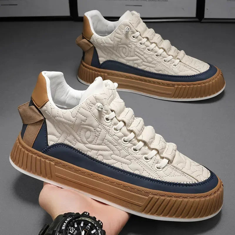 mens platform vulcanized sneakers