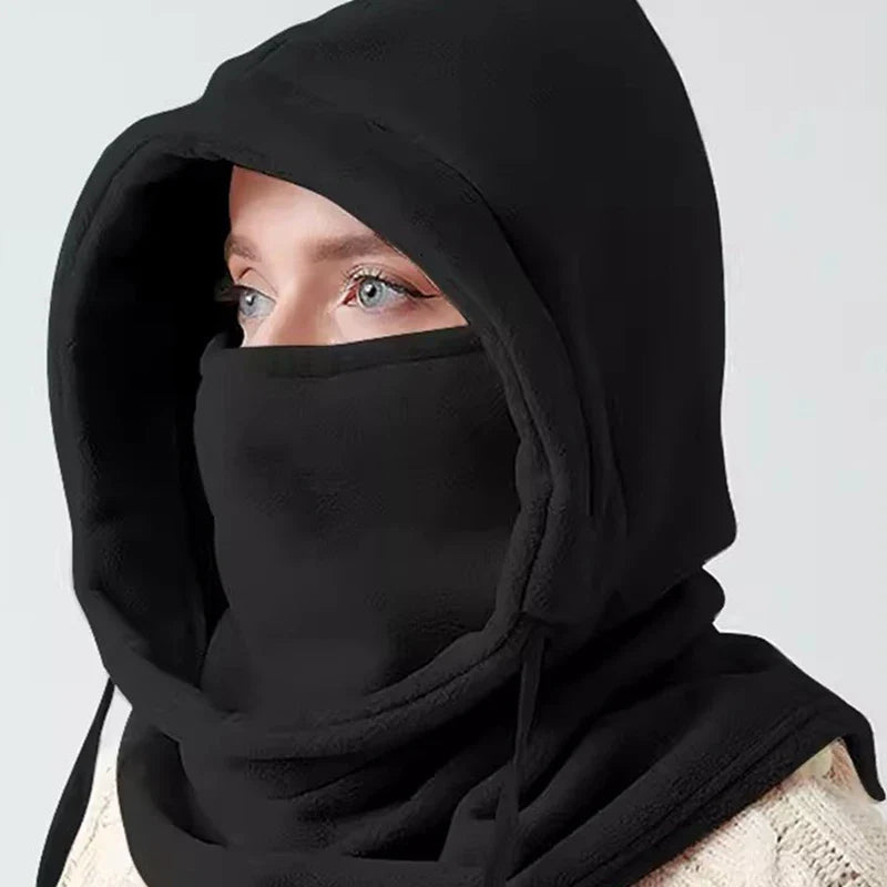 Winter Neck Warmer – Thermal Fleece Balaclava Snood Hat, Face Mask for Outdoor Sports