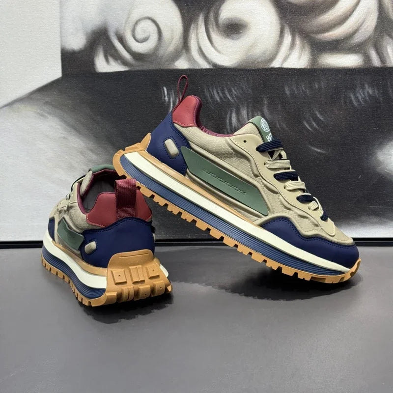 mens platform sports sneakers