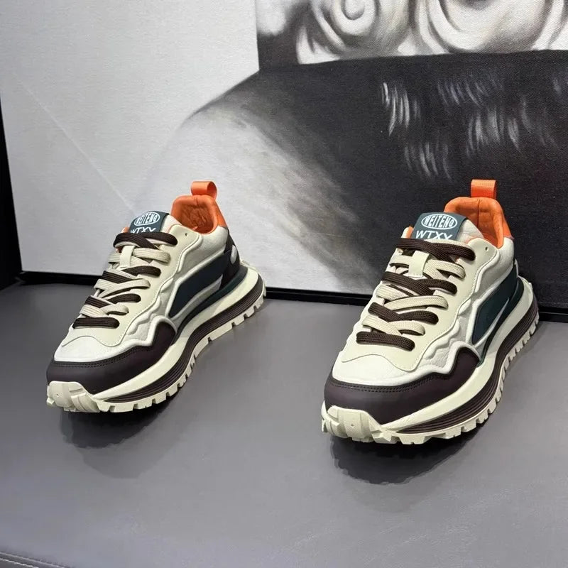 mens platform sports sneakers