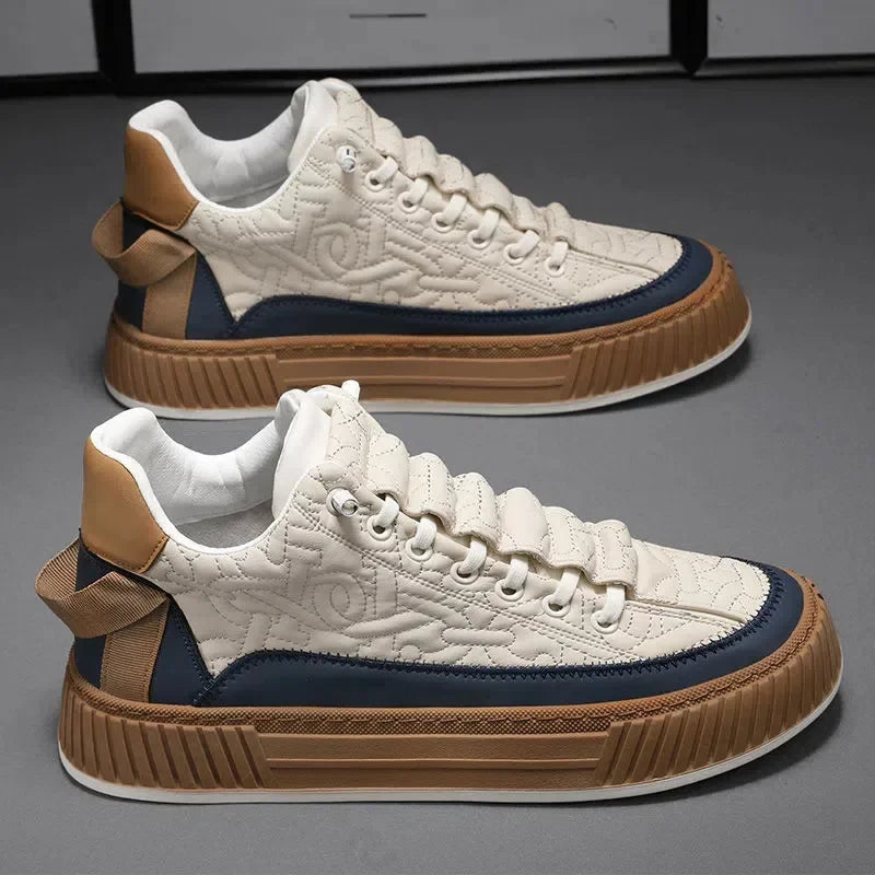 mens platform vulcanized sneakers