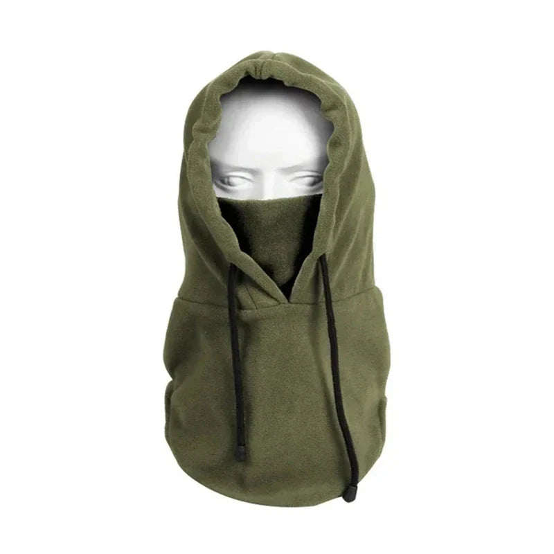 Winter Neck Warmer – Thermal Fleece Balaclava Snood Hat, Face Mask for Outdoor Sports