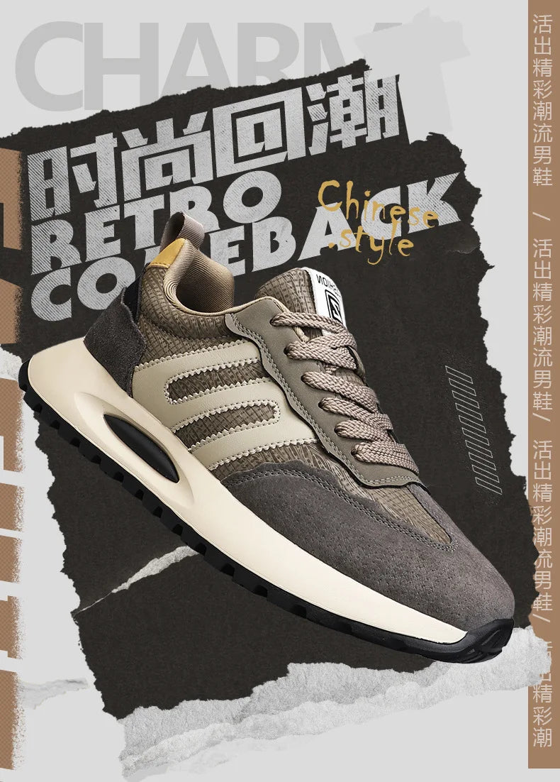 Walking Shoes for Men – 2025 Lightweight & Comfortable Outdoor Trainers, Student Style