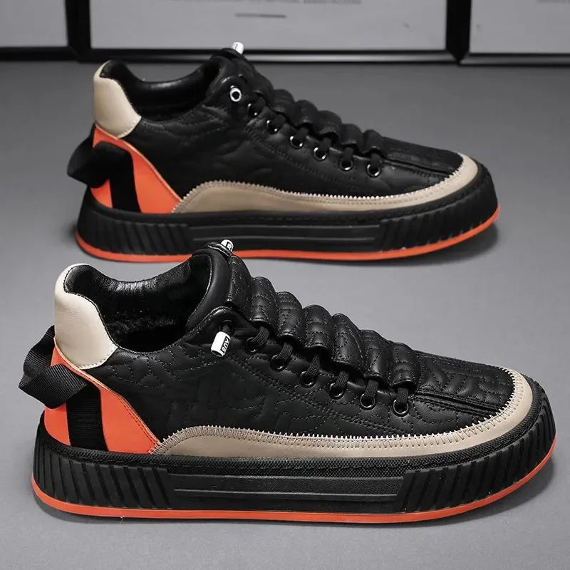 mens platform vulcanized sneakers