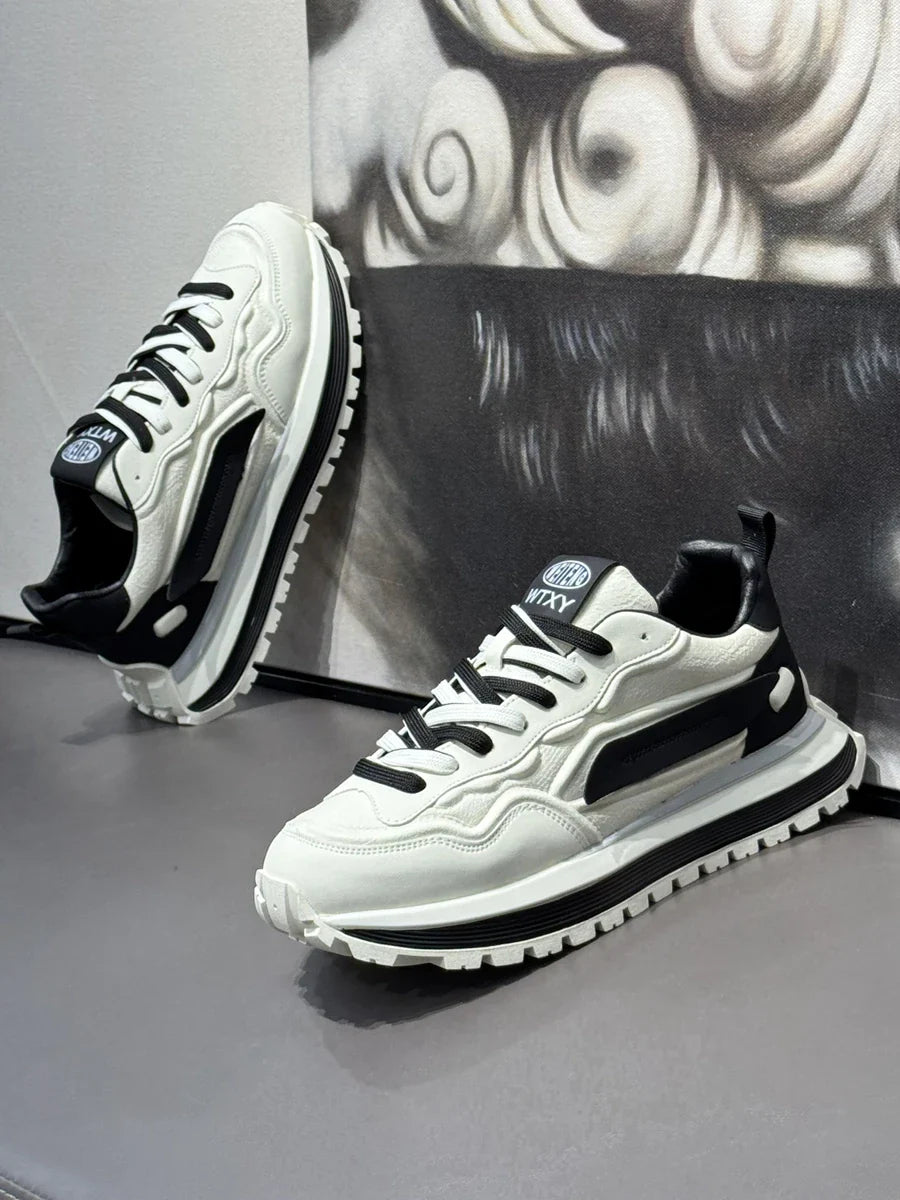 mens platform sports sneakers