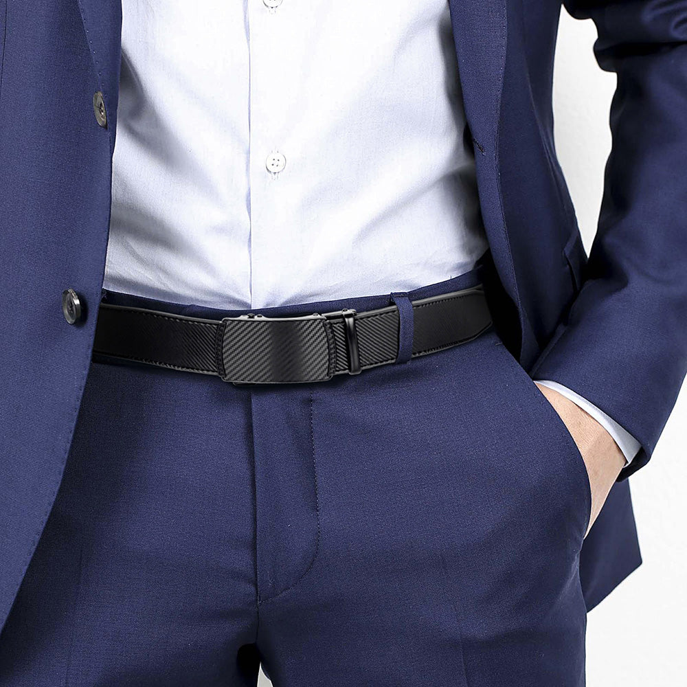 Men Belts Leather Waist Strap Male Automatic Buckle Waistband Mens High Quality Girdle Belts for Women Men Gifts 105 115  125cm