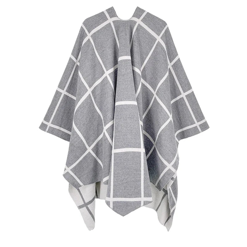 luxury winter poncho