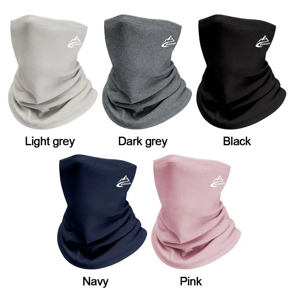 Windproof Neck Warmer – Velvet Thermal Headgear for Men & Women, Ideal for Winter Sports