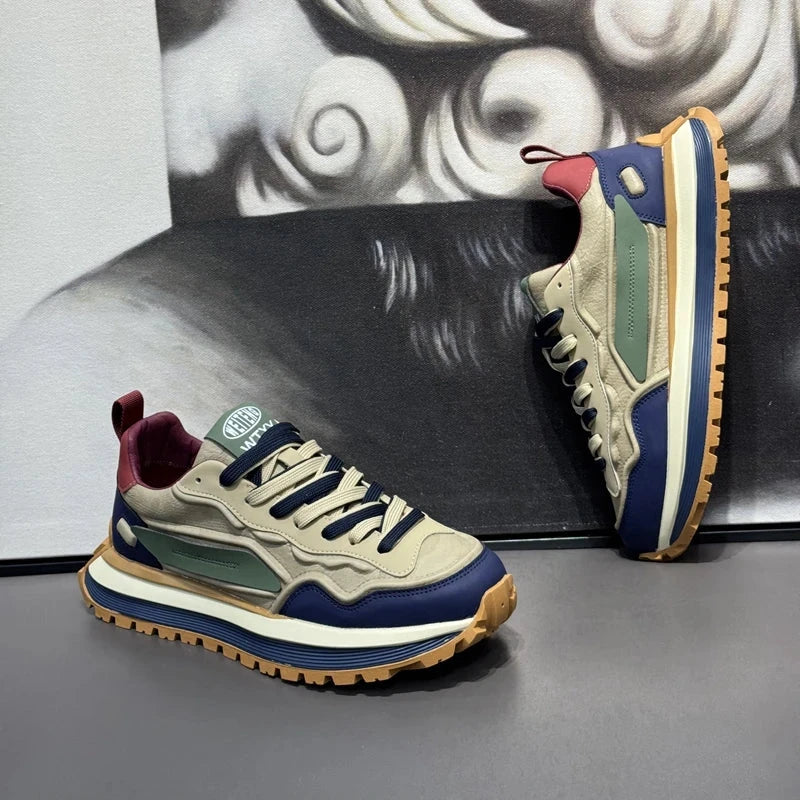 mens platform sports sneakers