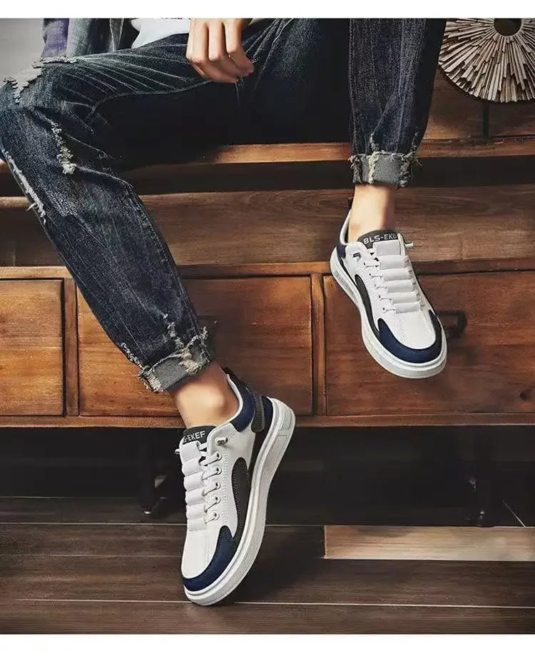 Low Top Sneakers – 2025 Men’s FashLow Top Sneakers – 2025 Men’s Fashion Leather Shoes, One-Foot Slip-On, Sport & Casualion Leather Shoes, One-Foot Slip-On, Sport & Casual