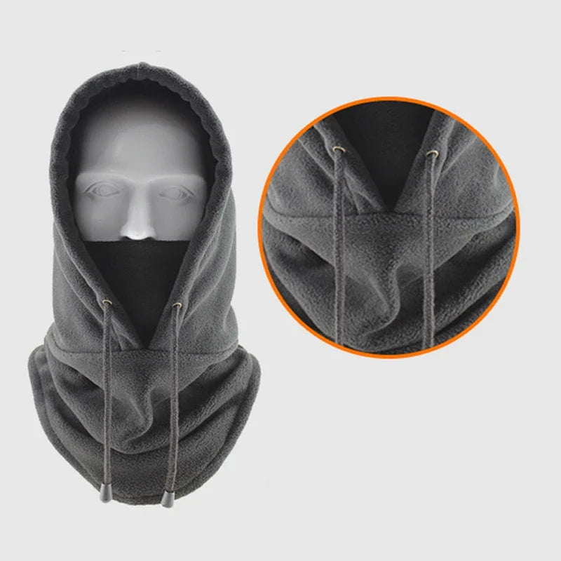 Winter Neck Warmer – Thermal Fleece Balaclava Snood Hat, Face Mask for Outdoor Sports