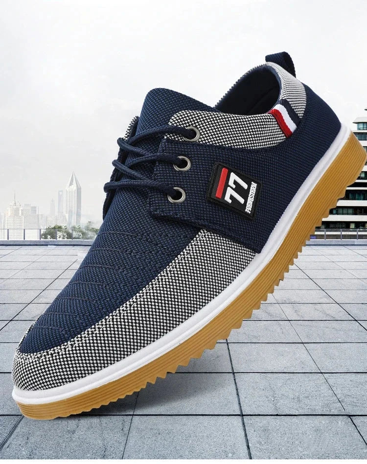 Canvas Shoes for Men – 2024 Breathable Sneakers with Vulcanized Sole, Tenis Masculino Style