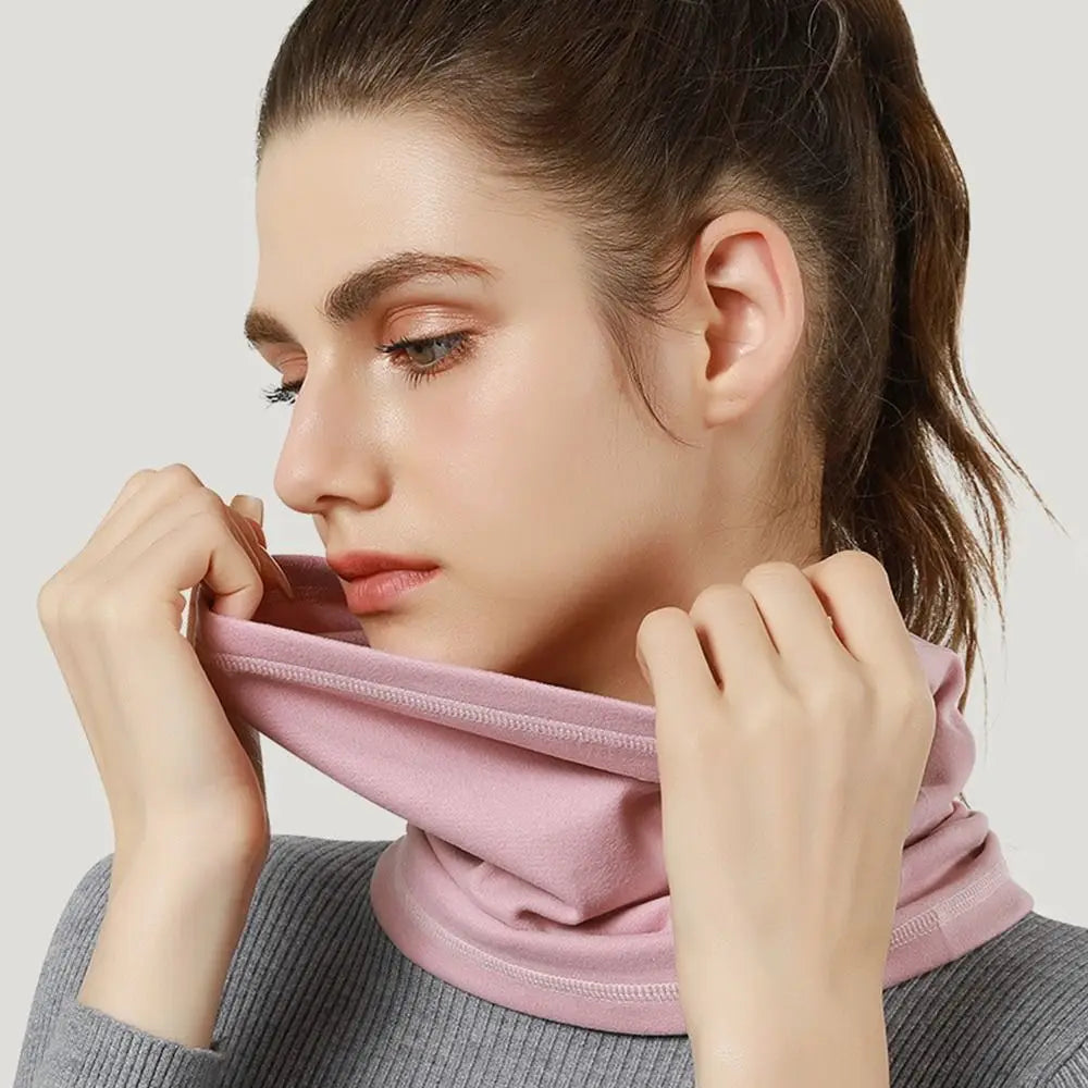 Windproof Neck Warmer – Velvet Thermal Headgear for Men & Women, Ideal for Winter Sports