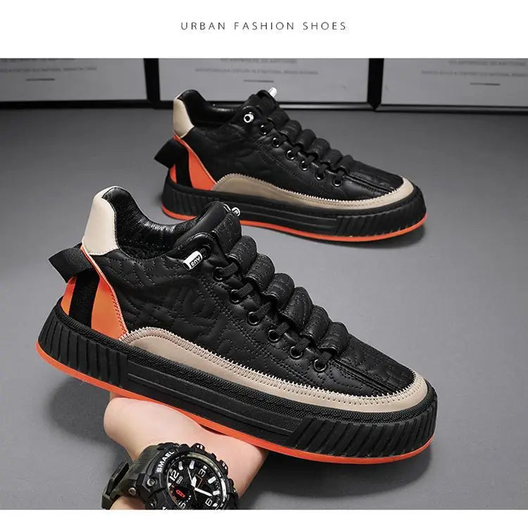 mens platform vulcanized sneakers