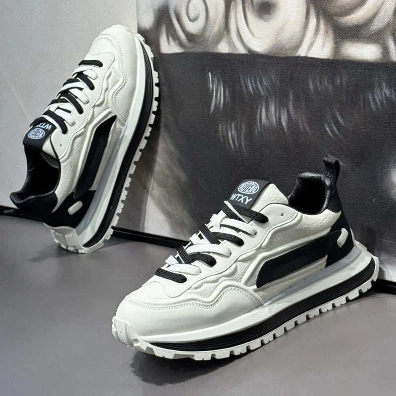 mens platform sports sneakers