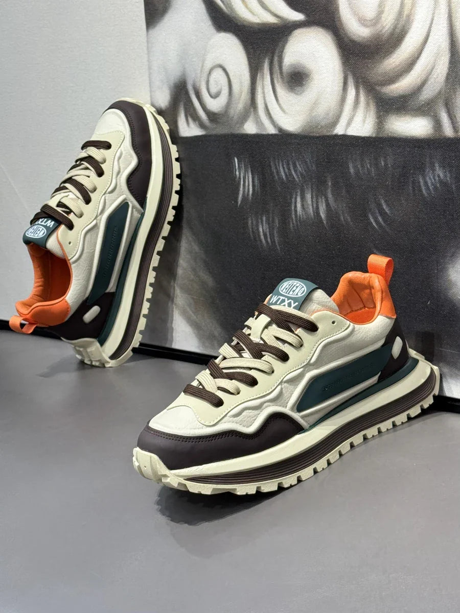 mens platform sports sneakers
