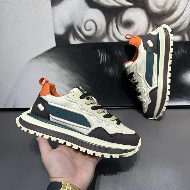 mens platform sports sneakers