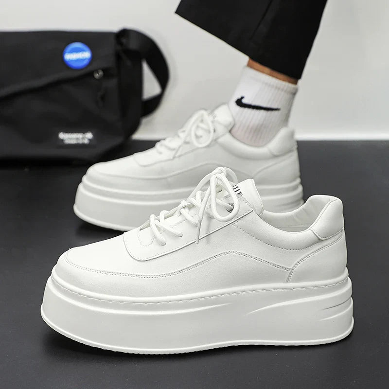 mens platform walking sneakers