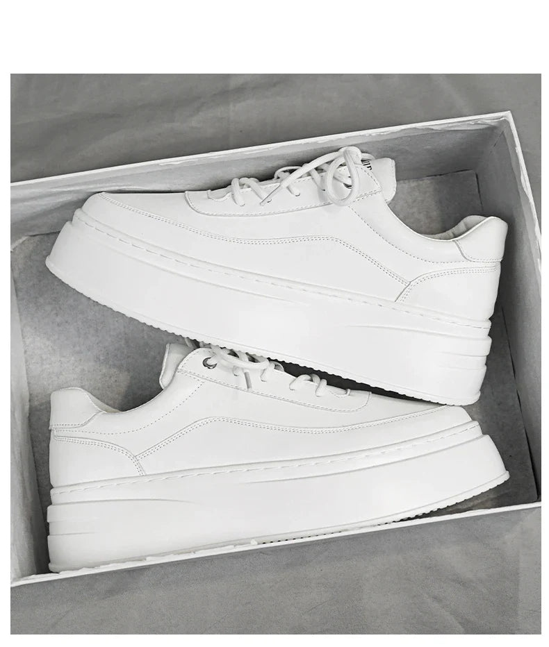 mens platform walking sneakers