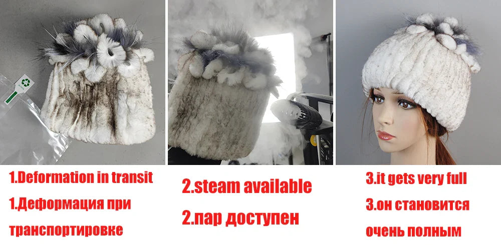real rabbit fur scarf