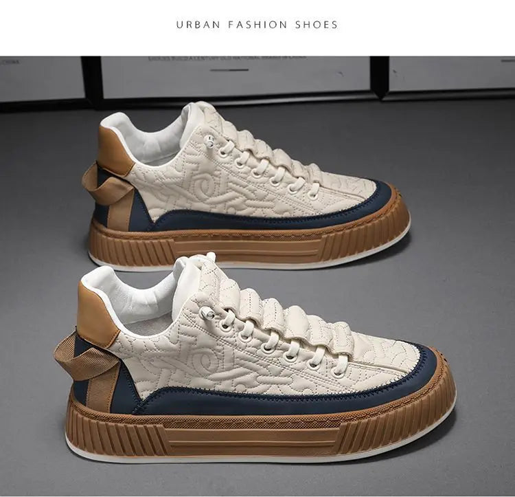 mens platform vulcanized sneakers