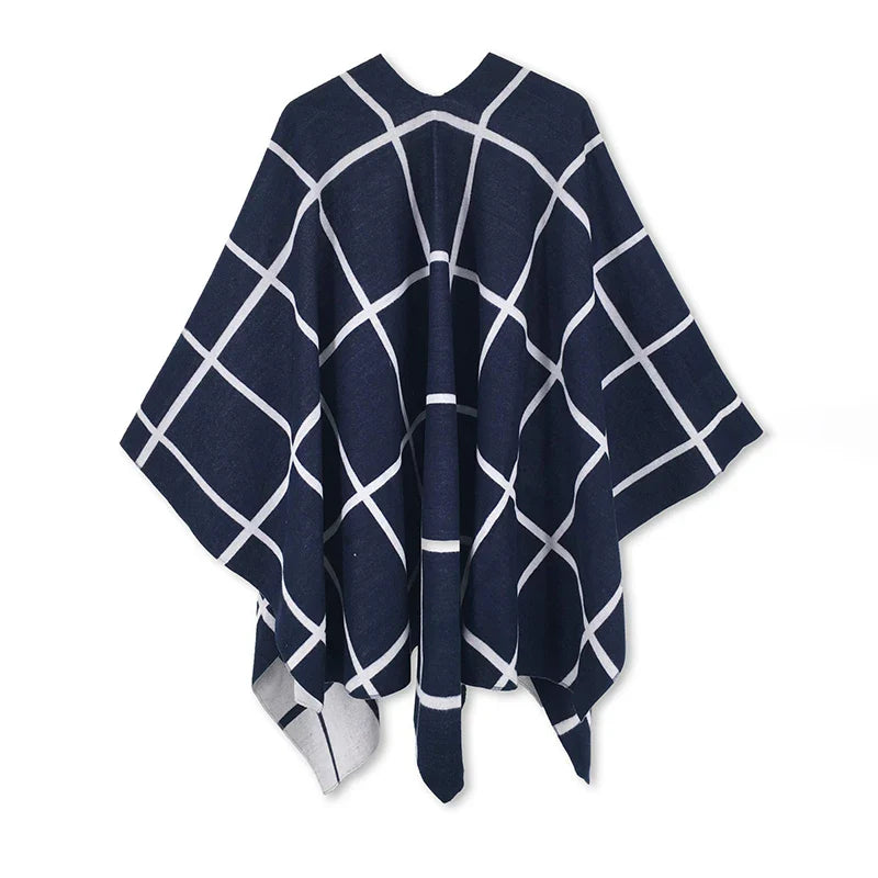 luxury winter poncho