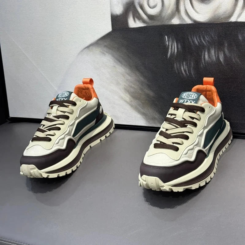 mens platform sports sneakers