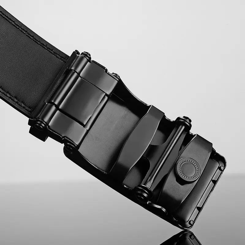 Fashion Business Belt for Men – Luxury PU Leather with Auto Buckle